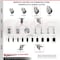 Service Caster 4 Inch 316SS Thermoplastic Rubber Swivel 1-7/8 Inch Stem Caster Set Lock Brake SCC-SS316TTLEX20S414-TPRB-178-4 - alternate 3